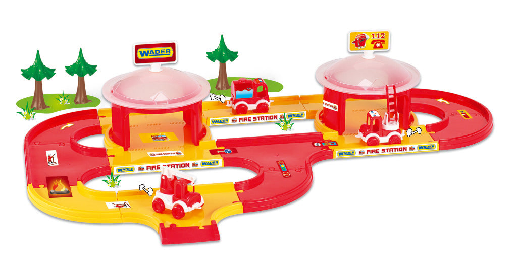 Trampoliere trampoliere bambini 3d vigili del fuoco