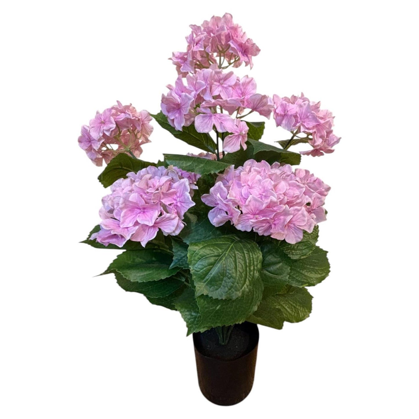 Pianta artificiale atmosfera signorile ortensia rosa chiaro 65 cm