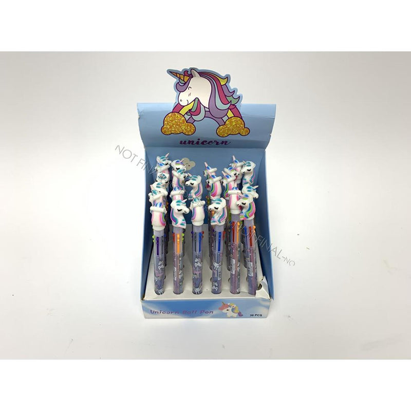 Unicorn multi color balpen