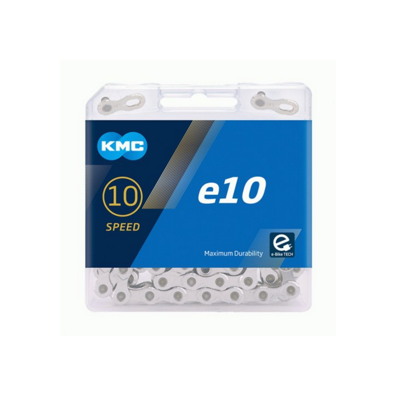 Catena di biciclette KMC E10 - 122 Link - Silver
