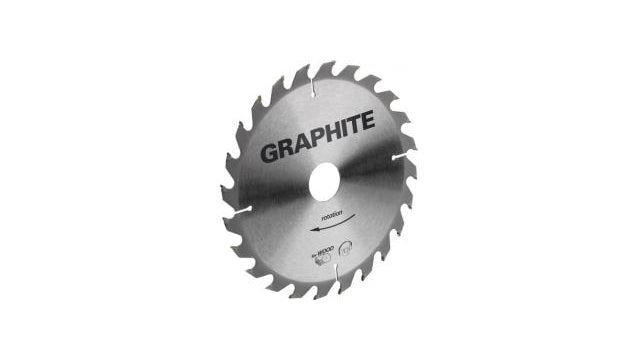 Graphite Circular Saw Blade 165 mm Axgat 30 mm dientes 24 espesor 2.8 vulrings 16 20 25 tct