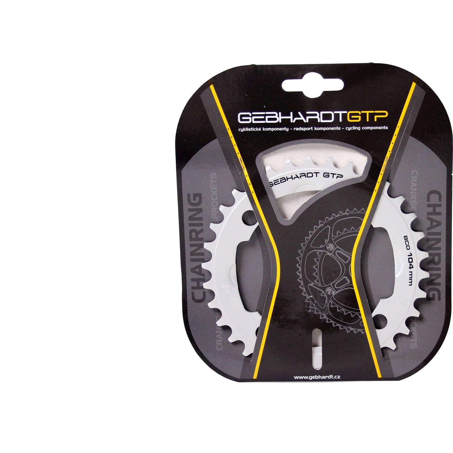 Gebhardt 34T 4-gaats zilver kettingblad