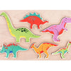Bajo houten sorteer dinosaurussen.
