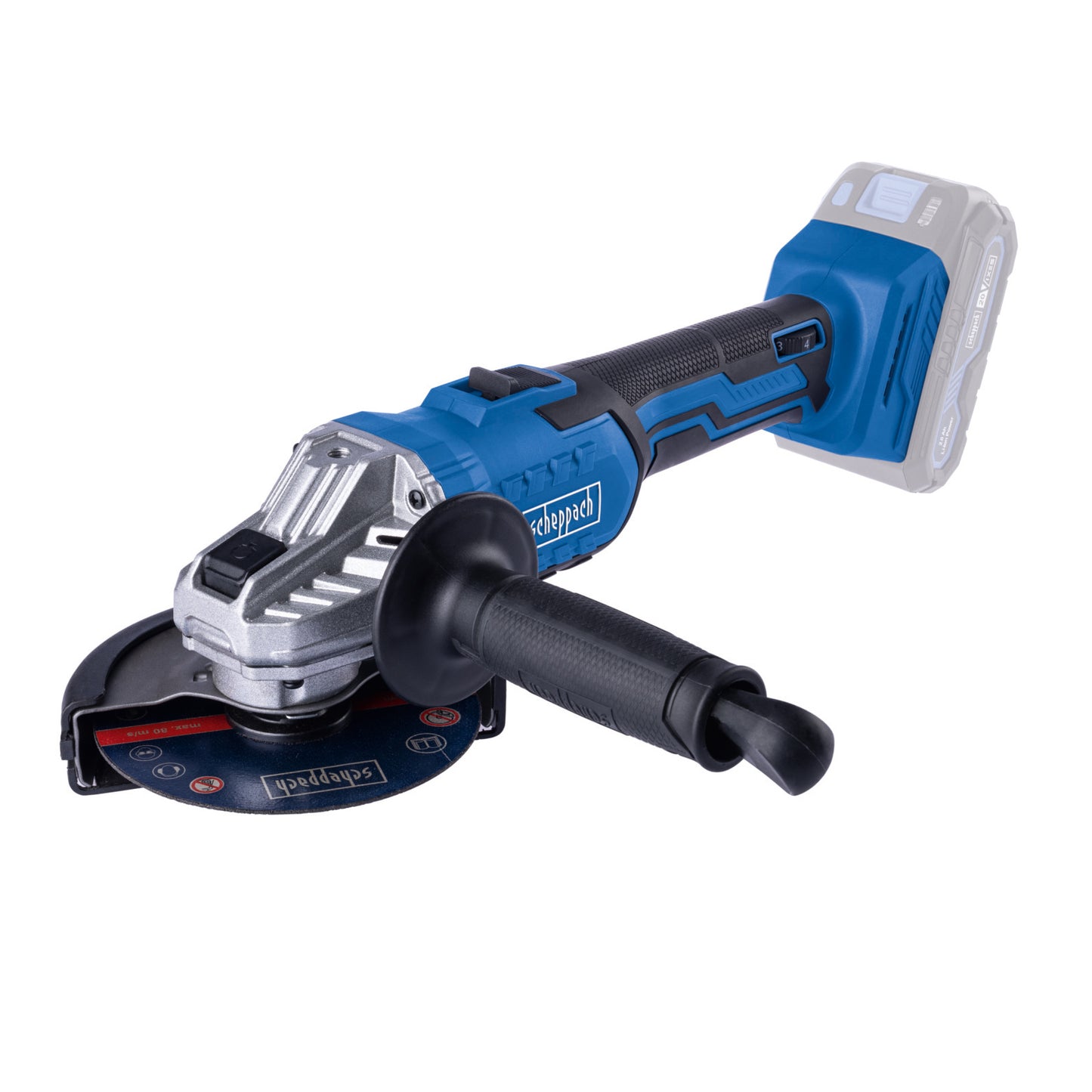 Scheppach accu haakse slijper 20v c-ag125-x - 5909234900