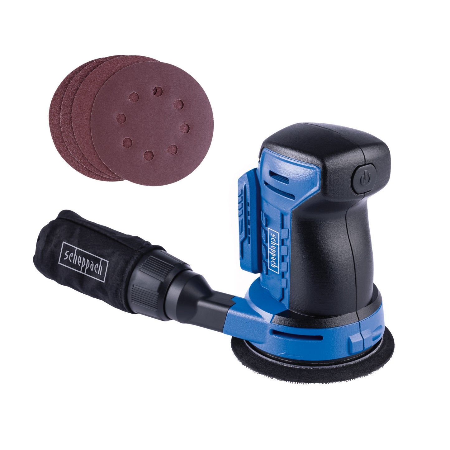 Lijadora inalámbrica excéntrica Scheppach 20v c-obs125-x - 5909240900