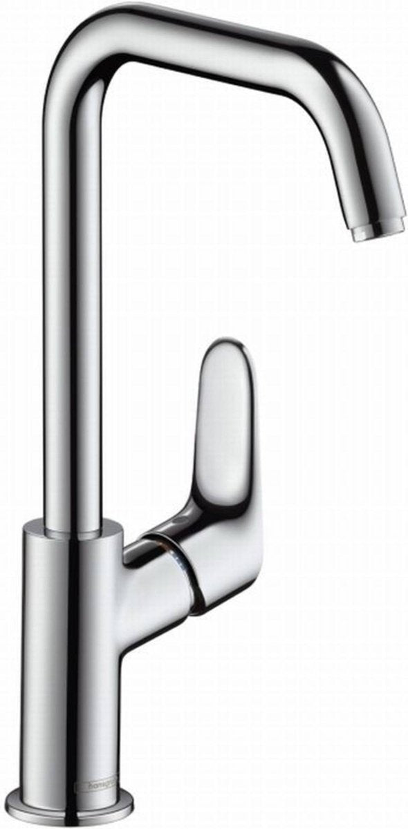 Hansgrohe focus - grifo monomando para lavabo - funcionamiento con monomando - con desagüe extraíble - 240 mm - caño giratorio - cromado
