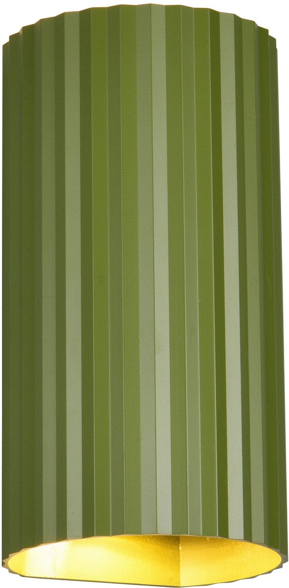 Trio soka - lampada da parete - verde - escl. 2x gu10 5 w - illuminazione up and down - fissaggio a parete