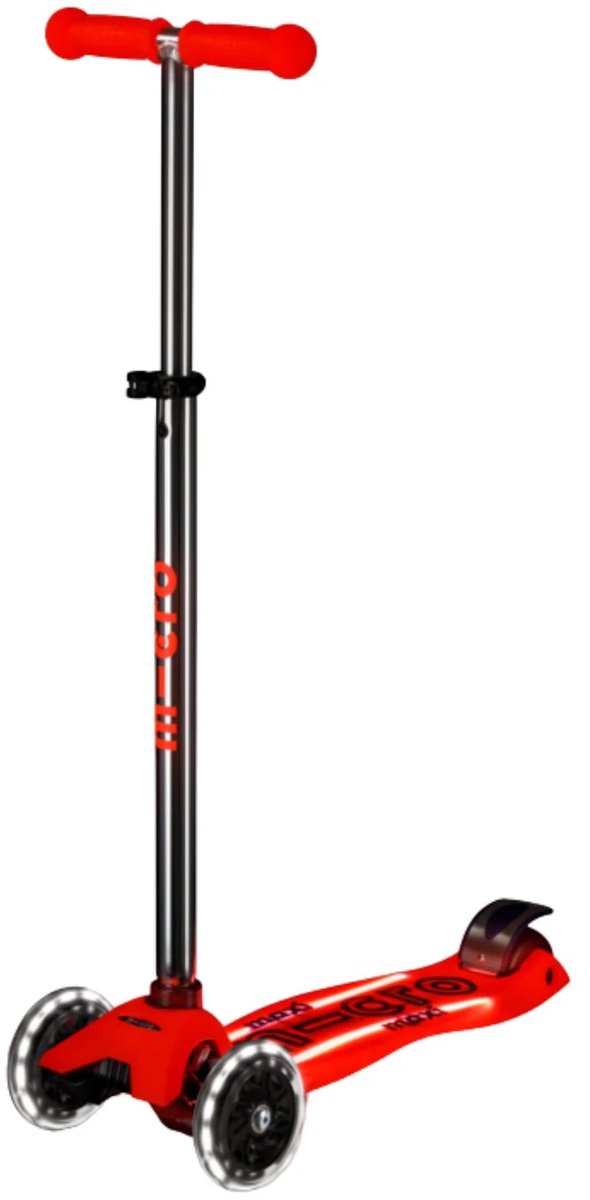 Micro maxi deluxe glow LED scooter - for children 5-12 years - max 50 kg
