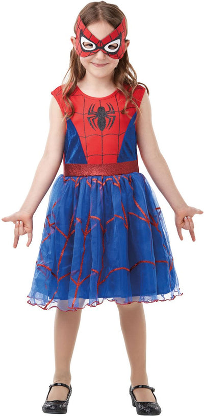 Rubies - spider girl deluxe kostuum (7-8 jaar)