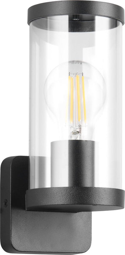 Rl vive tu luz realidad bonito - aplique - negro mate - excl. 1x e27 4w - iluminación exterior - ip44