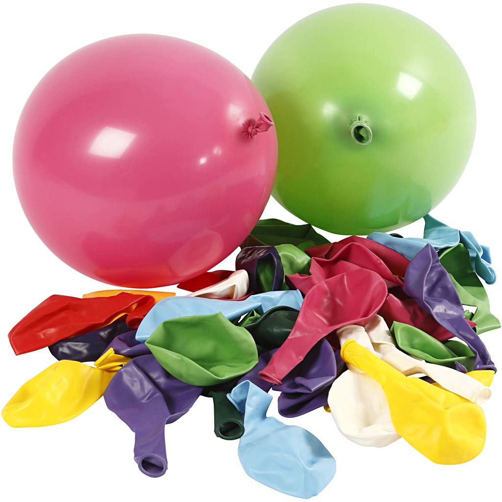 Palloncini aziendali Creativ, rotondi, d 23 cm, vari colori, 100 pezzi 1 scatola