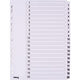 Pestañas mylar office depot carton a4 170g blanco 1-20 11 agujeros