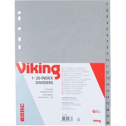 Schede office depot pp a4 120micron grigio 1-20 11 fori