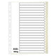 Pestañas office depot cartón a4 100g beige 20 piezas 11 agujeros