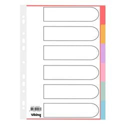 Linguette colorate scrivibili od 28392 nbsp;cartone manila a4 6 linguette