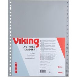 Schede Office Depot PP A4 120 micron 20 set 23 fori dalla A alla Z