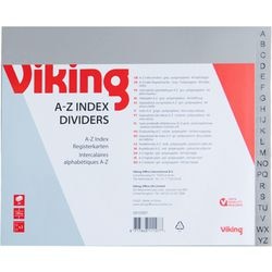 Schede office depot pp a5 120micron grigio 20set 2 fori a-z