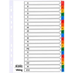 Schede in cartoncino alfabetico a-z a4 11 fori 20 pezzi