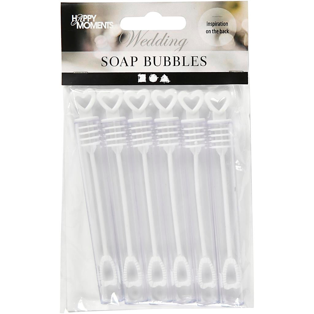 Creativ company bubble blower, l: 10 cm, 4.5 ml, 6 pieces 1 box