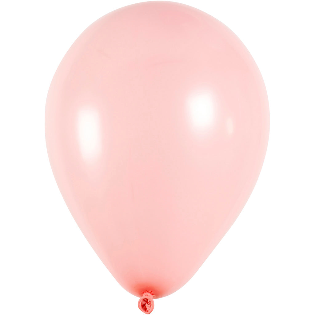 Palloncini aziendali Creativ, rotondi, d 23 cm, rosso chiaro, 10 pezzi 1 scatola