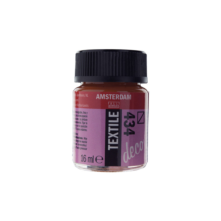 Amsterdam all acrylics amsterdam • textielverf fles 16ml sienna 434