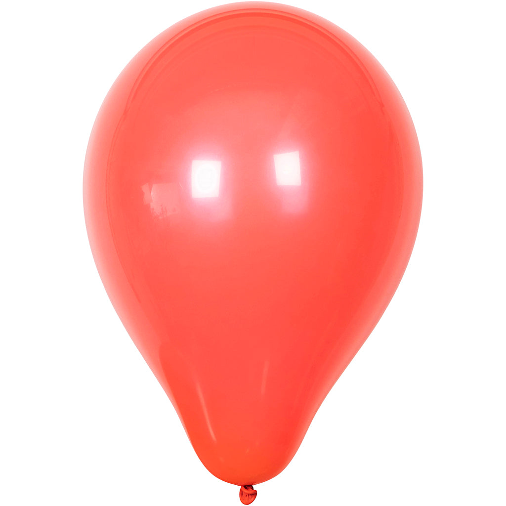 Palloncini aziendali Creativ, rotondi, d 23 cm, rossi, 10 pezzi 1 scatola