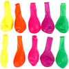 Globos de empresa Creativ, redondos, d 23 cm, colores neón, 10 piezas 1 caja