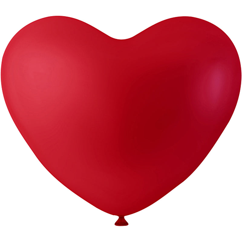 Palloncini aziendali Creativ, cuore, rossi, 8 pezzi 1 scatola