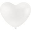 Palloncini aziendali Creativ, cuore, bianchi, 8 pezzi 1 scatola