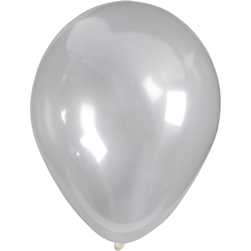 Palloncini aziendali Creativ, rotondi, d 23 cm, trasparenti, 10 pezzi 1 scatola