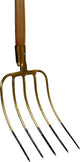 Attrezzi Talen - forca per letame - 5 denti - manico da 90 cm