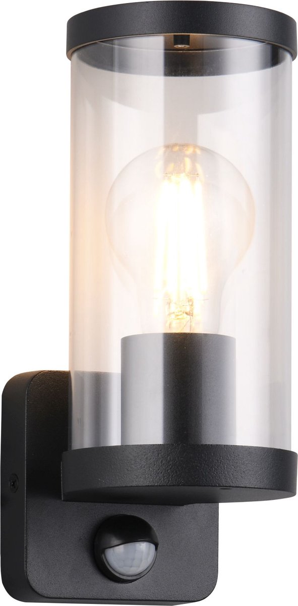 Rl live your light reality bonito - wandlamp - roestkleur - excl. 1x e27 4w - bewegingsensor - buitenverlichting - ip44