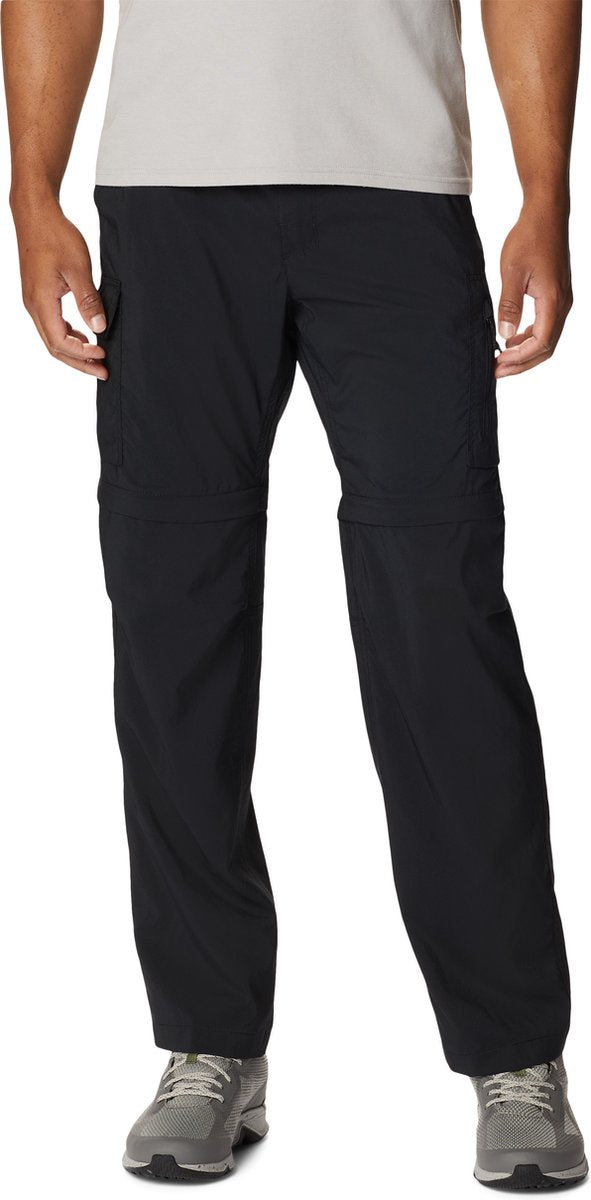 Columbia silver ridge™ Utility convertible pant pantalones de senderismo - pantalones de senderismo convertibles - hombres - negro - talla 38