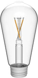 Lampada LED Philips a filamento sostituibile per lampade solari da esterno - design classico - luce bianca calda 2700k - energia solare