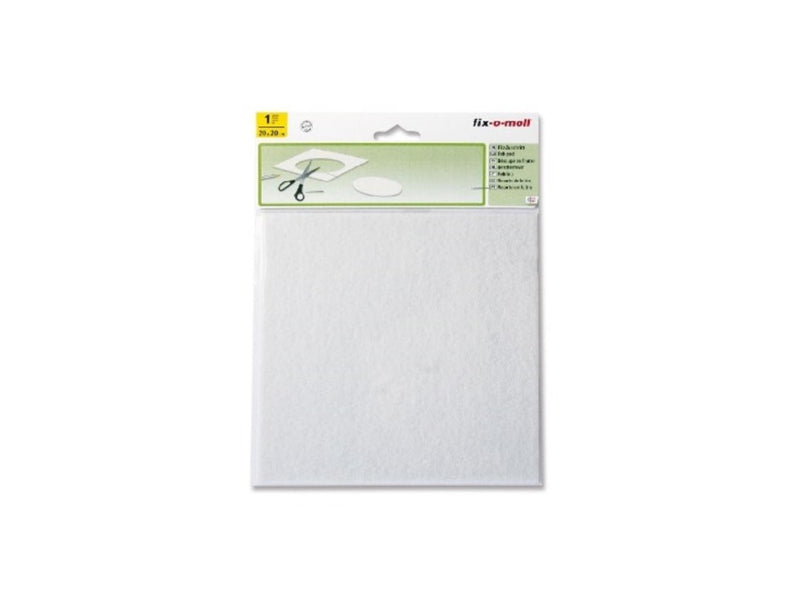 Aliante in feltro Fix-o-moll 20x20 cm bianco