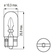Lámpara Bosma 12V-5W Wedge T10 - afbeelding 2