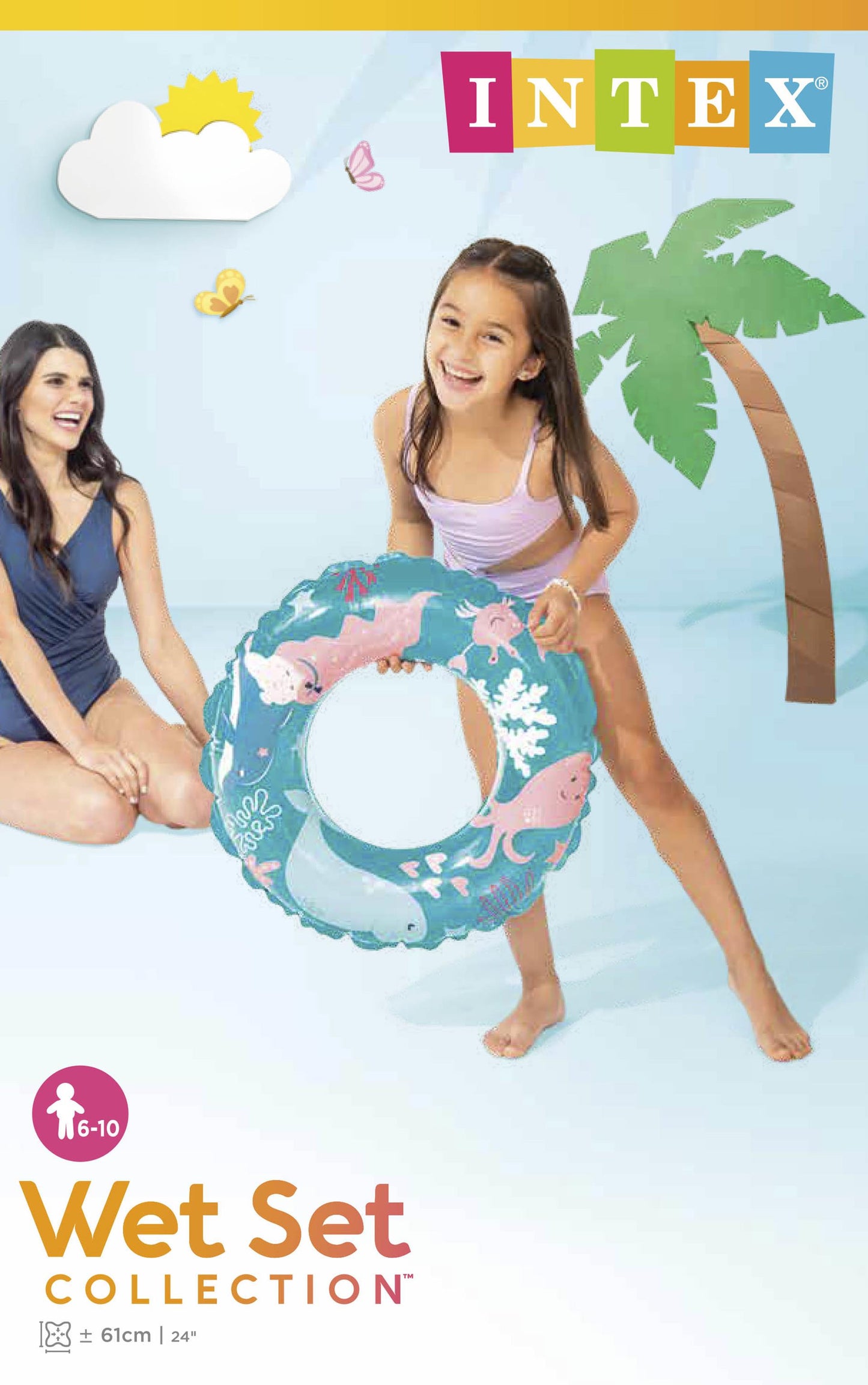 Intex zwemband 61cm vrolijke print