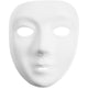 Creative Company Mask White Plastic Velor