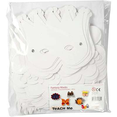 Creativ company https: www.cchobby.nl fantasiemaskers-inclusief-elastiek-h-15-20-cm-230-gr-wit-100-div-1-doos