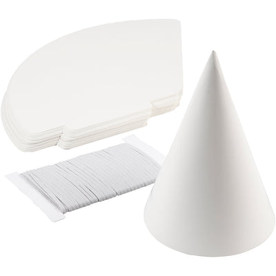Cono aziendale Creativ, h: 23 cm, p 16,5 cm, 230 g, bianco, 50 pezzi 1 scatola