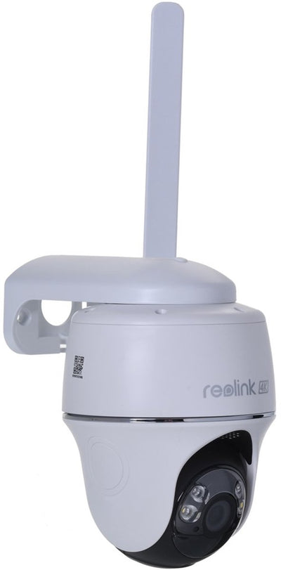 Reolink 4K 4G-LTE outdoor security camera on battery, with 32GB microSD card, detection of people, vehicles, animals, pan and tilt