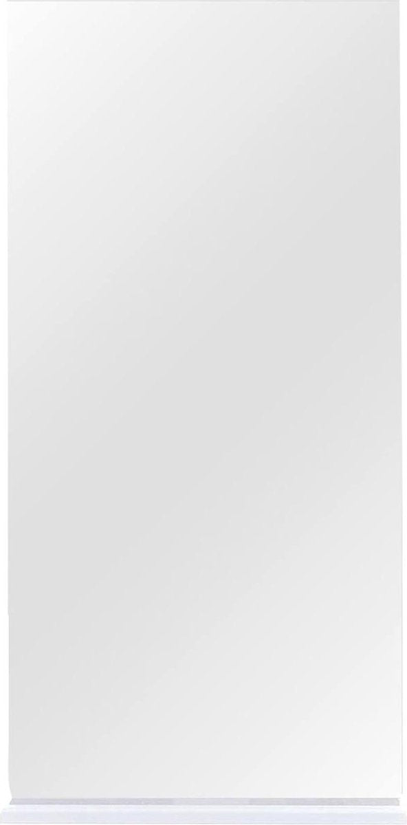 Specchio da bagno Differnz stretto 80x40 cm con mensola bianca
