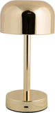 Leitmotiv tafellamp james led - goud - 12.5x12.5x24.5cm - scandinavisch