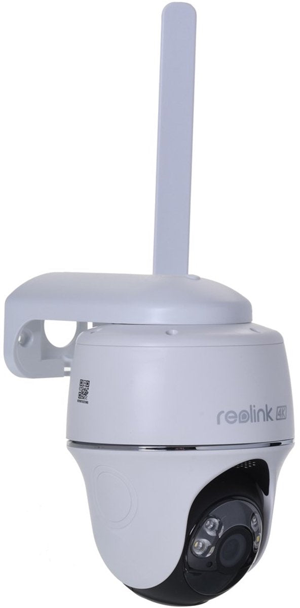 Cámara de seguridad exterior Reolink 4K 4G-LTE a batería, con tarjeta microSD de 32GB, detección de personas, vehículos, animales, giro e inclinación