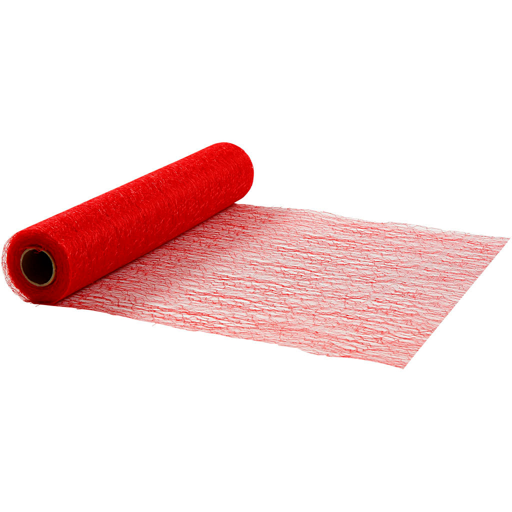 Camino de mesa Creativ Company, ancho: 30 cm, rojo, 10 m 1 rollo