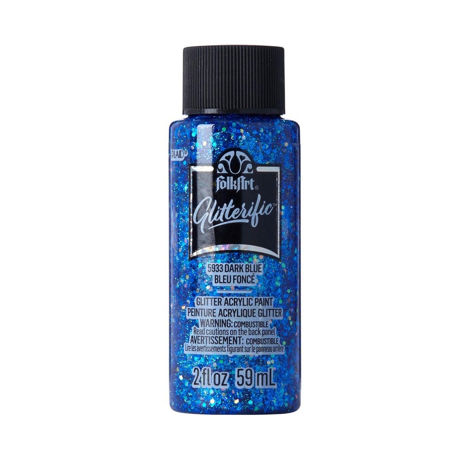 Folkart • pintura acrílica brillante azul oscuro 59ml