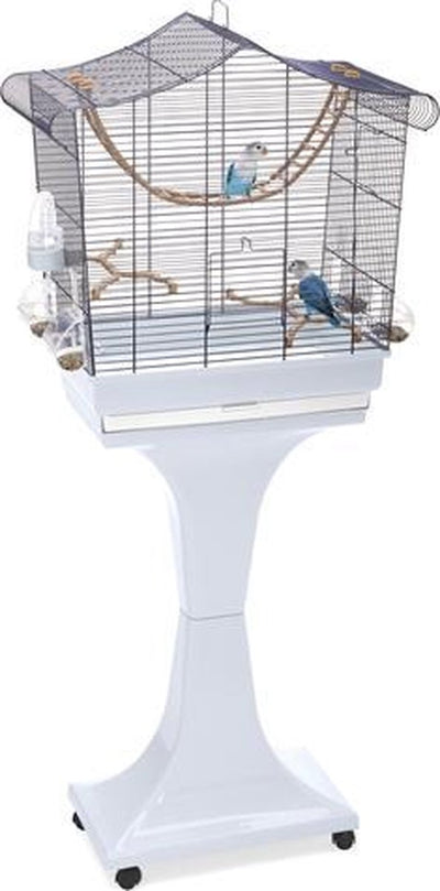 Jaula para pájaros Imac sofia gris claro (62,5x33x61-132 cm)