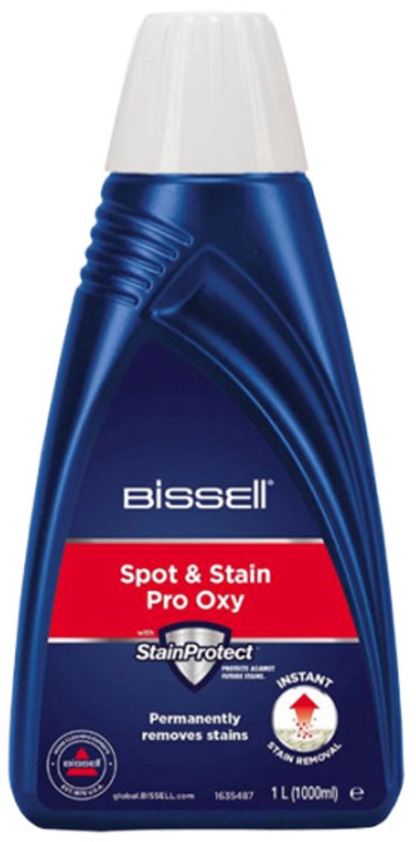 Bissell spot spot pro oxy 1l - detergente per tappezzeria per moquette per macchie ostinate - formula detergente per moquette per pulizia spot - detergente oxy - 20383