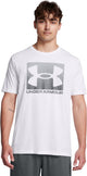 Under armour ua m boxed sports actualizado ss-wht camiseta deportiva para hombre - blanco - gris tono