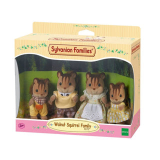 Famiglia Sylvanian Epoch 4172 Walnut Eekhoorn Famiglia
